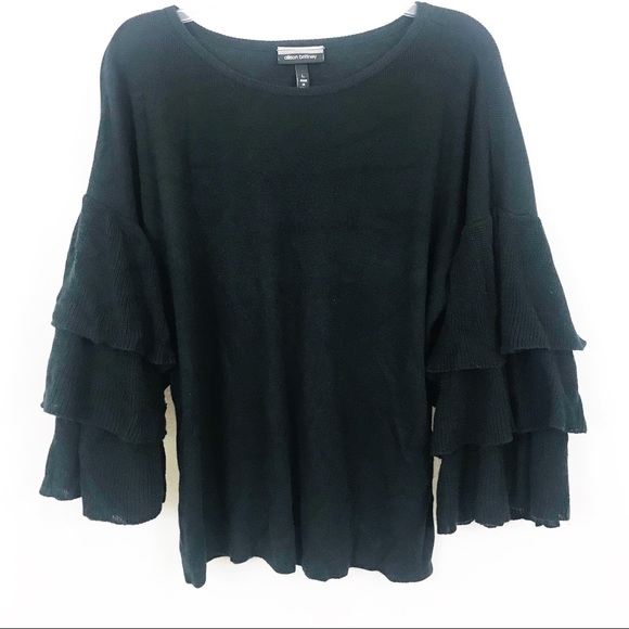Allison Brittney Ruffle Sweater - Picture 1 of 2